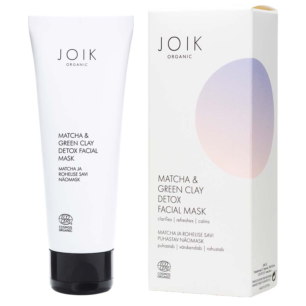 Joik Organic Matcha & Green Clay Detox Facial Mask 75 ML